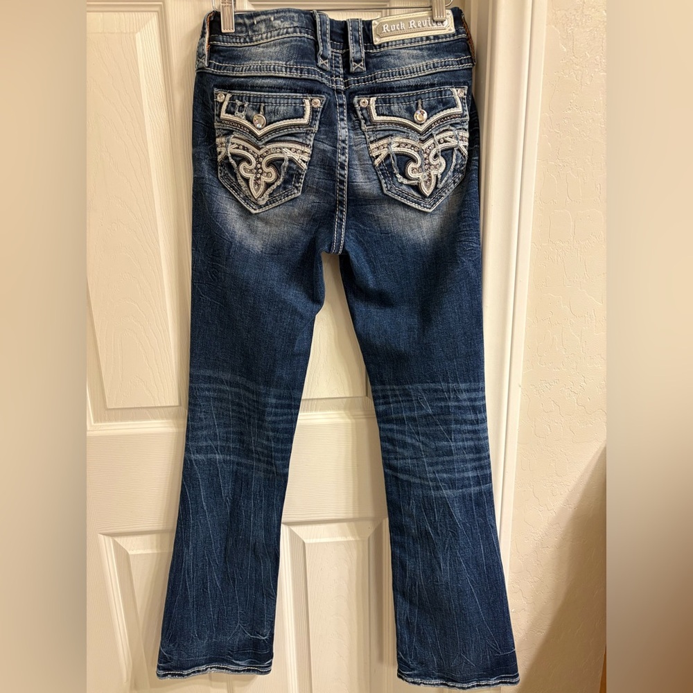 Rock Revival Women's Blue Jeans - Picture 4 of 4